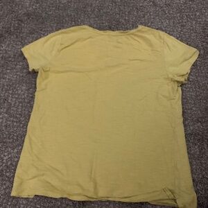Yellow V neck